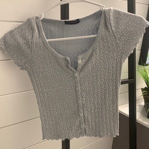 Brandy melville button down zelly top